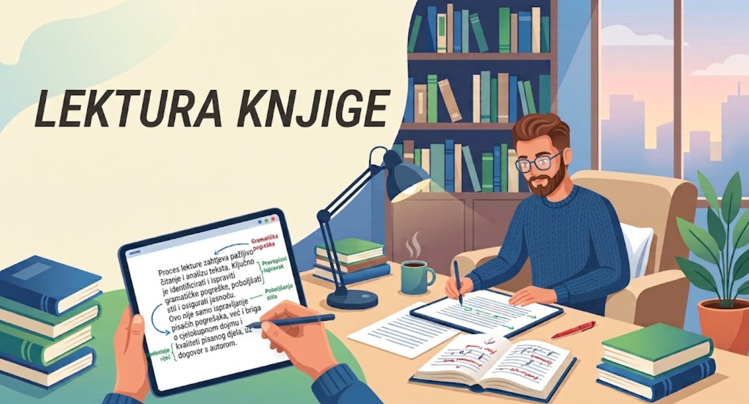 lektura knjige i drugih tekstova